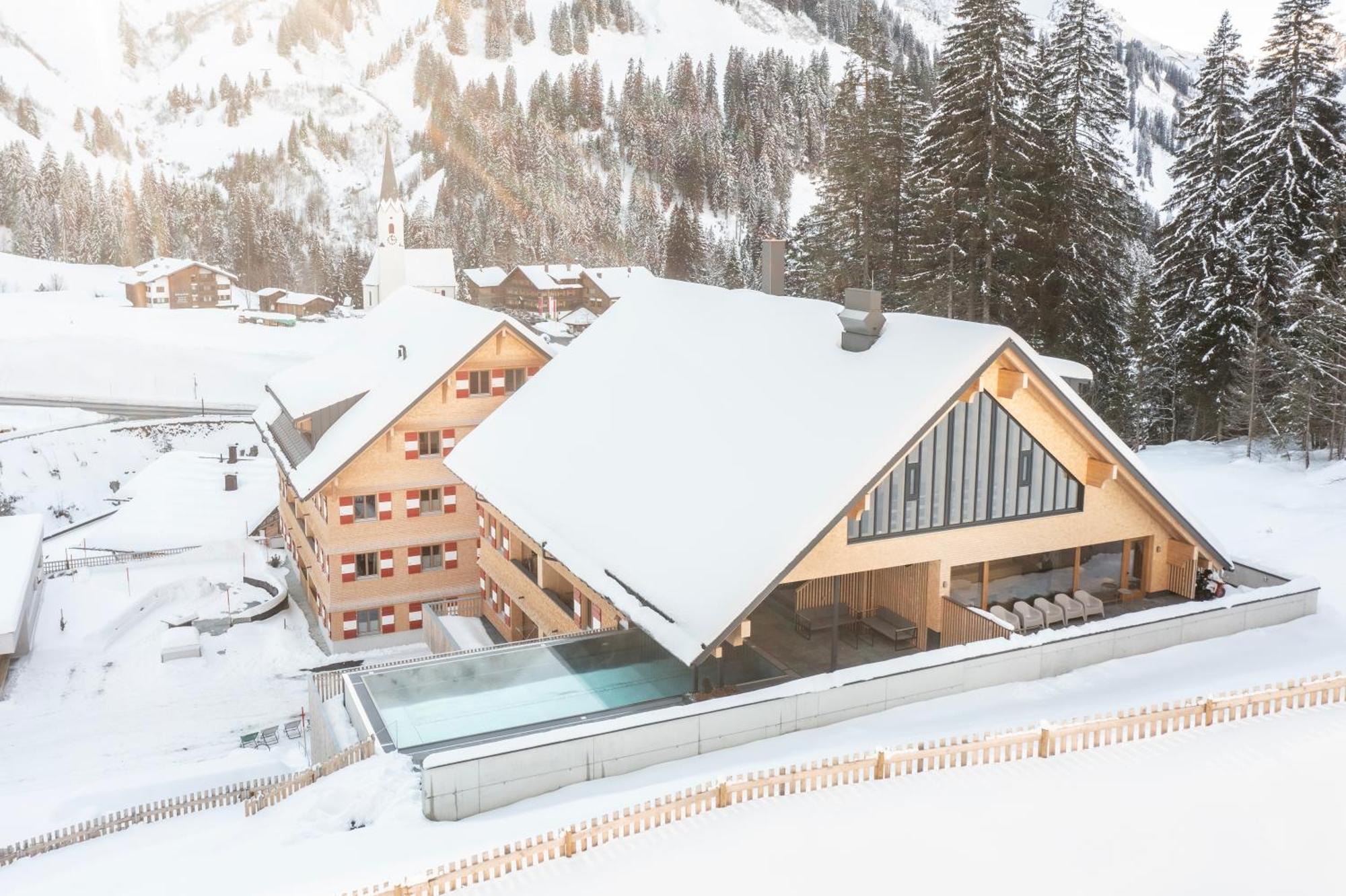 Berghaus Schroecken - Hotel Apartments Spa Bagian luar foto